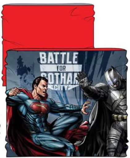 Fular tip snood pentru copii, Batman vs Superman [1]