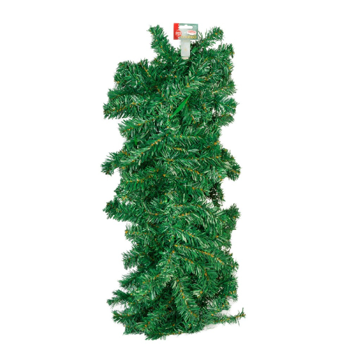 Ghirlandă de brad artificial – verde închis – 270 x Ø24 cm – PVC [3]