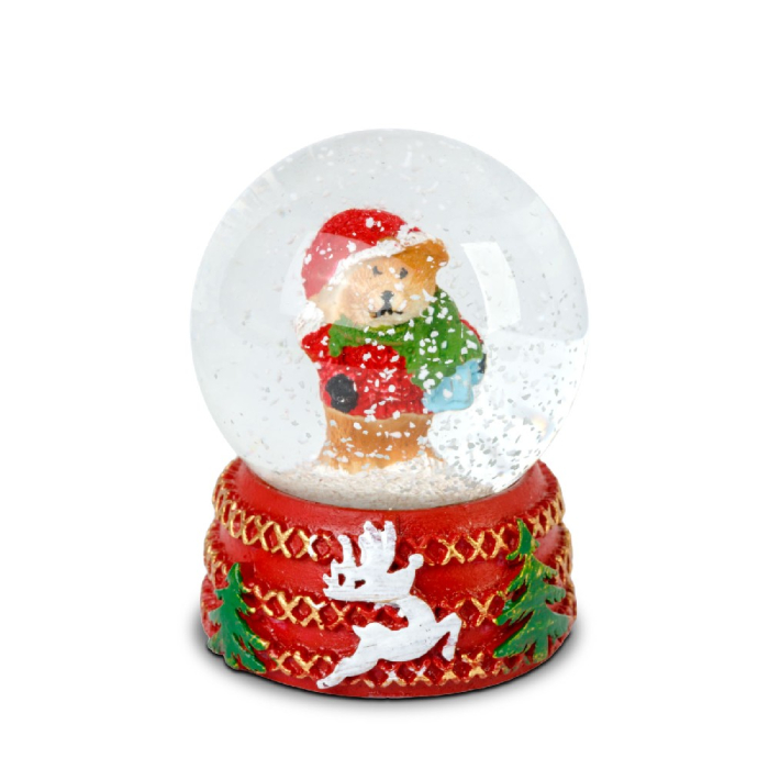 Glob de Crăciun cu zăpadă – 4 modele – Ø45 x 62 mm [2]