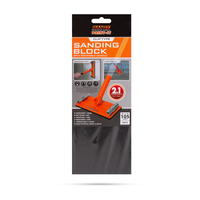 HANDY - Suport de mână pentru şlefuire cu hârtie abrazivă - 210 x 105 mm [5]