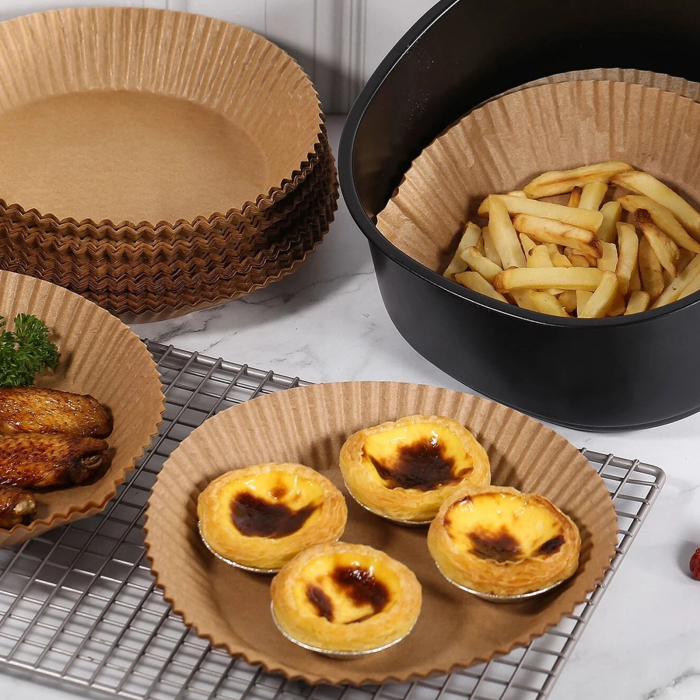 Hartie de copt pentru friteuza cu aer - rotunda - 23 cm - 50 buc/pachet [3]