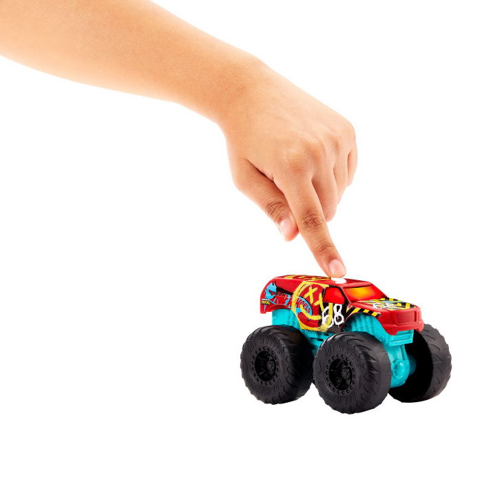 HOT WHEELS MONSTER TRUCK ROARIN WRECKERS DEMO DERBY CU FUNCTII SI SUNETE SCARA  1:43 [3]