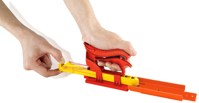 HOT WHEELS SET LANSATOR PORTABIL ROSU SI MASINUTA [6]