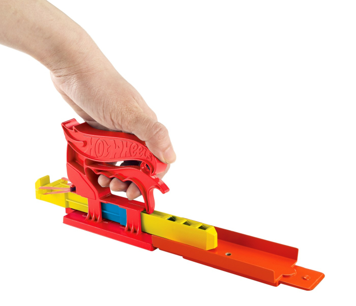 HOT WHEELS SET LANSATOR PORTABIL ROSU SI MASINUTA [4]