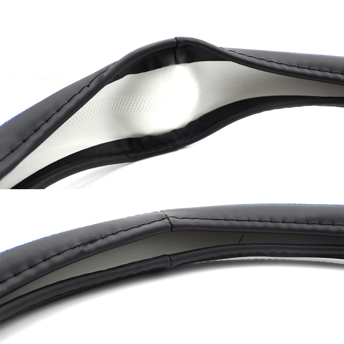 Husa volan auto - negru / albastru - CARGUARD [3]