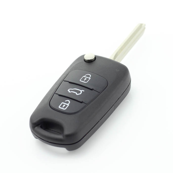 Hyundai - Carcasa cheie tip briceag, 3 butoane, lama pe stanga [6]