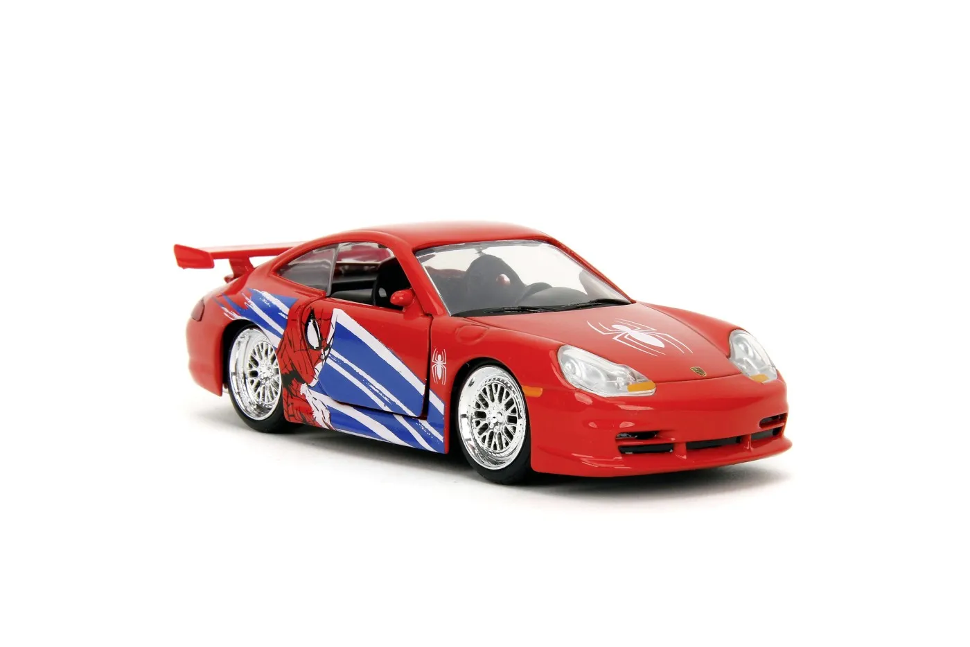 JADA MARVEL MASINUTA METALICA SPIDER MAN PORSCHE 911 GT3 RS SCARA 1 LA 32 [2]