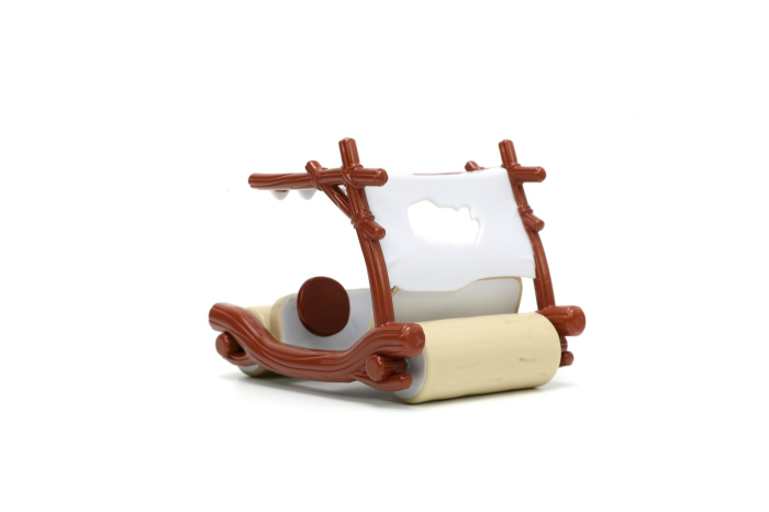 JADA SET MASINUTA METALICA FLINTMOBILUL SCARA 1:32 SI FIGURINA FRED FLINTSTONE [4]