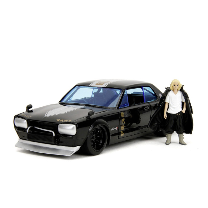 JADA SET TOKYO REVENGERS FIGURINA METALICA 7CM SI MASINUTA NISSAN SKYLINE GTR SCARA 1 LA 24 [2]