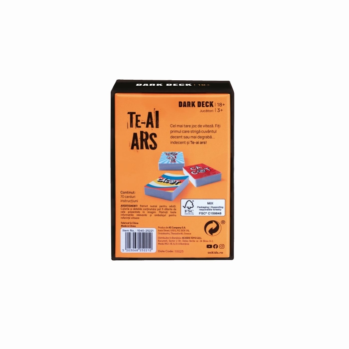 JOC DE CARTI DARK DECK TE-AI ARS [6]