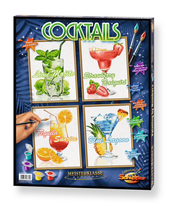 KIT PICTURA PE NUMERE SCHIPPER COCKTAIL-URI [5]