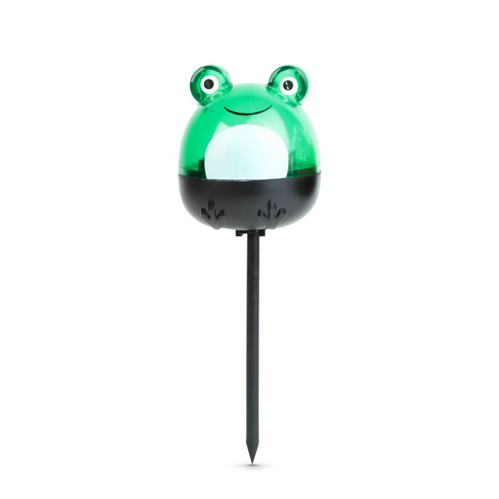 Lampă solară LED - broască - alb rece - verde - 150 x 50 x 50 mm [2]