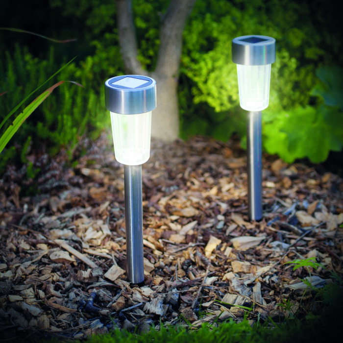 Lampă solară LED pentru exterior - 190 x 45 mm, metal [1]