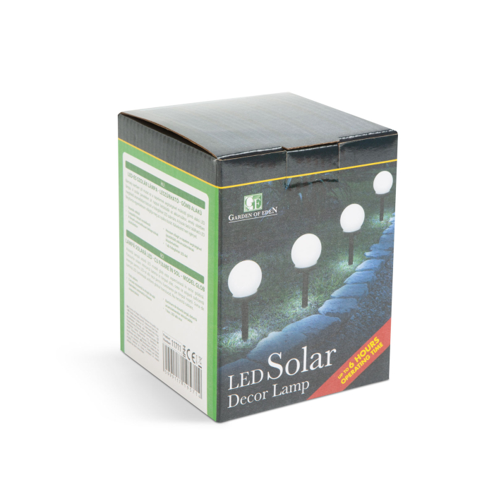 Lampa solara LED - sferică, alb rece - Ø10 cm [3]