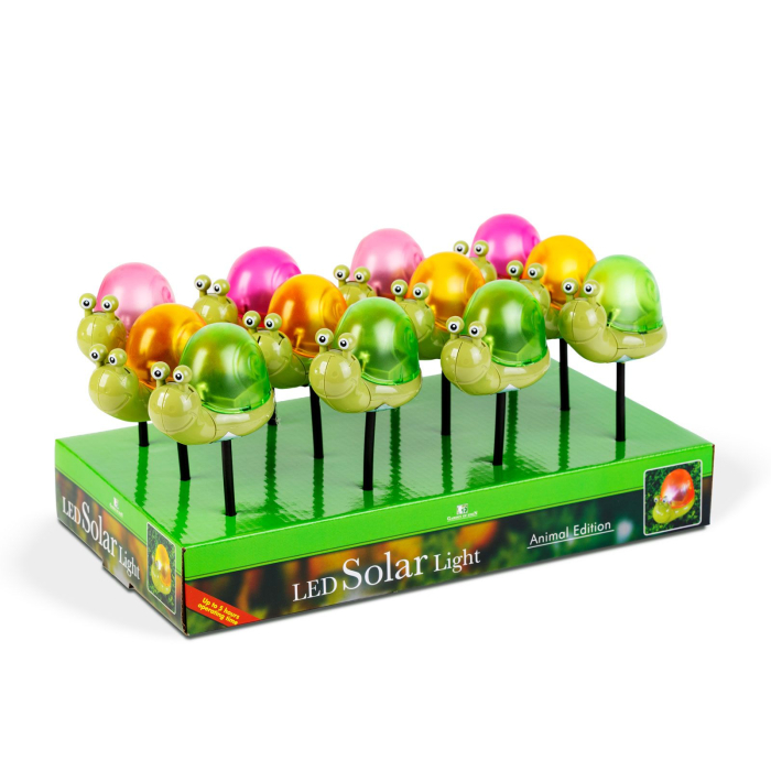 Lampă solară - melc - LED alb - 10 x 6 x 15 cm [3]