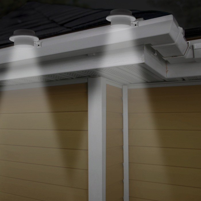 Lampa solara pt. stresini/garduri cu 3 LED-uri, alb [1]