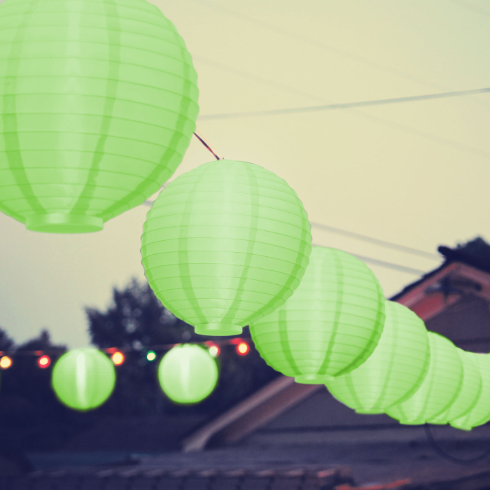 Lampion LED - Verde - 2 x AAA [1]