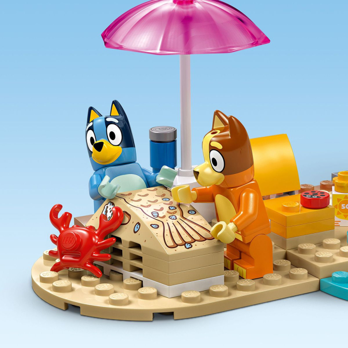 LEGO BLUEY CALATORIA FAMILIEI LUI BLUE CU MASINA LA PLAJA 11202  [5]