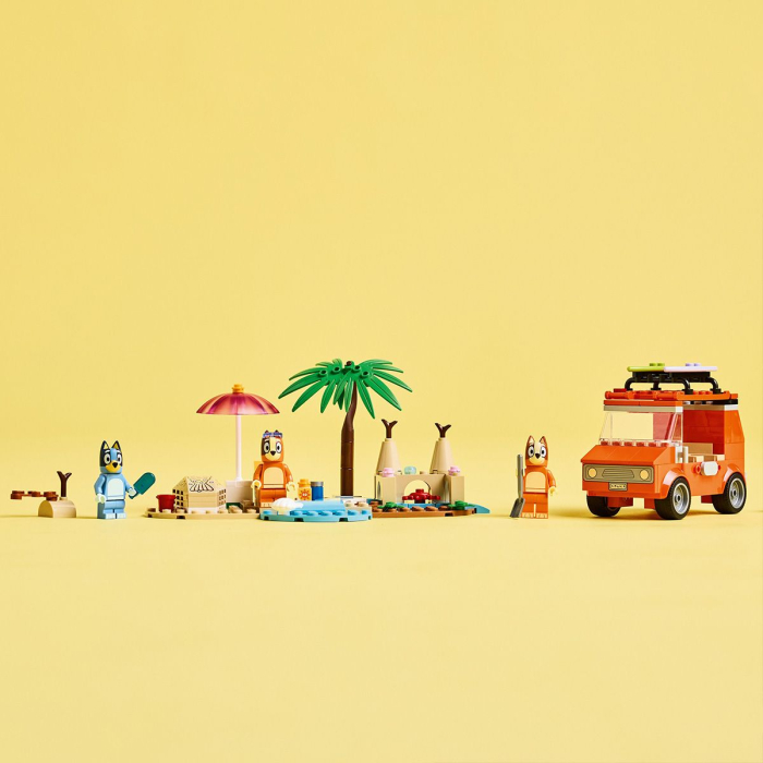 LEGO BLUEY CALATORIA FAMILIEI LUI BLUE CU MASINA LA PLAJA 11202  [2]