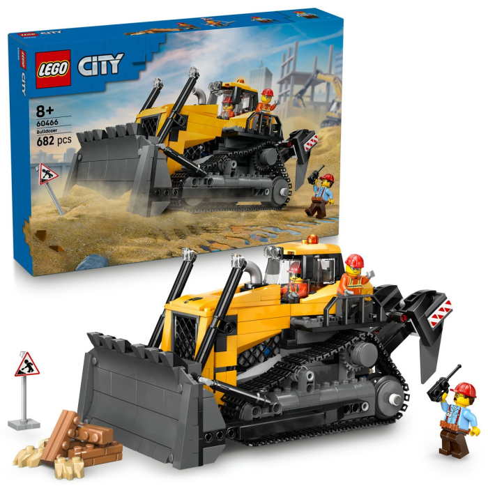 LEGO CITY BULDOZER GALBEN 60466 [8]