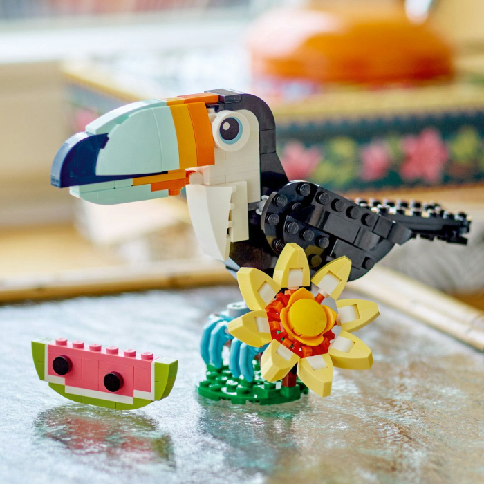 LEGO CREATOR ANIMALE SALBATICE TUCAN TROPICAL 31173  [6]