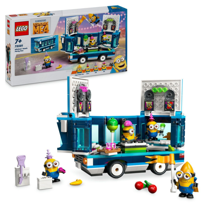 LEGO DESPICABLE ME4 AUTOBUZUL DE PETRECERE AL MINIONILOR 75581 [4]