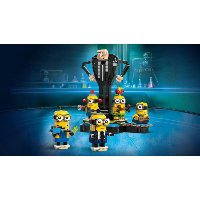 LEGO DESPICABLE ME4 GRU SI MINIONII DIN CARAMIZI 75582 [8]