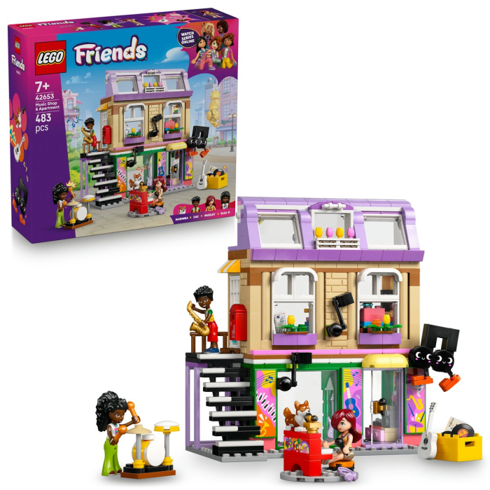 LEGO FRIENDS MAGAZIN DE MUZICA SI APARTAMENT 42653 [8]