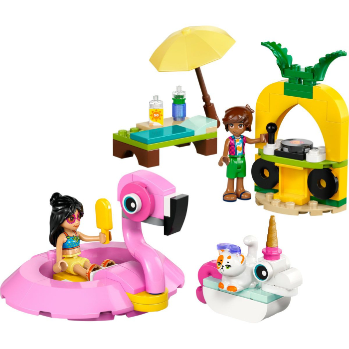 LEGO FRIENDS PETRECERE LA PISCINA CU UNICORNUL SI FLAMINGO 42658  [2]