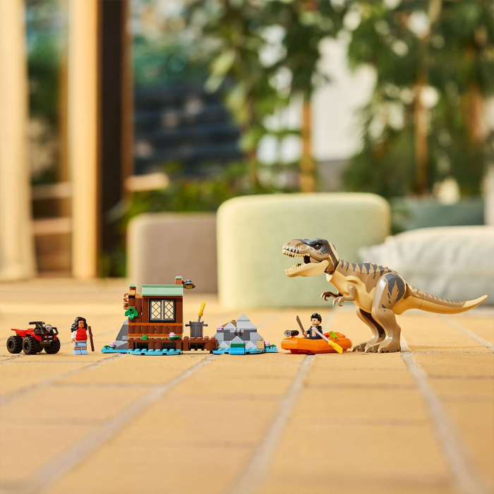 LEGO JURASSIC WORLD RENASTEREA EVADARE PE RAU DIN CALEA UNUI T REX 76975 [2]