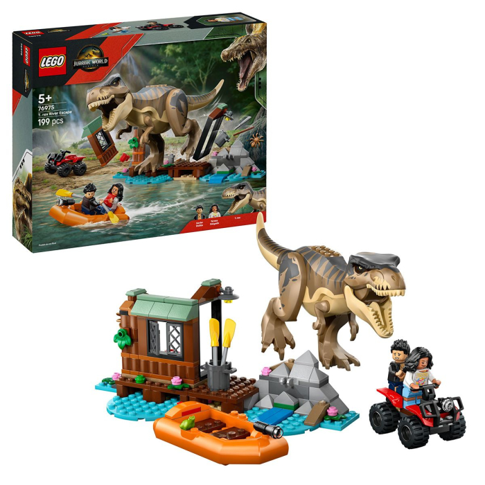 LEGO JURASSIC WORLD RENASTEREA EVADARE PE RAU DIN CALEA UNUI T REX 76975 [9]