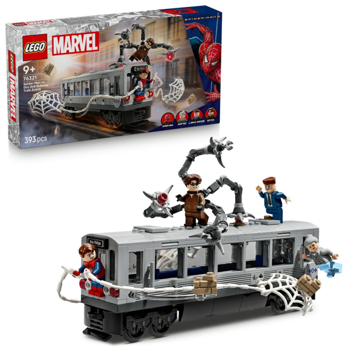 LEGO MARVEL LUPTA PE ACOPERISUL TRENULUI OMUL PAIANJEN SI DOC OCK 76321 [9]