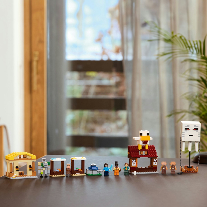 LEGO MINECRAFT ATACUL BALOANELOR GHAST ASUPRA SATULUI 21273 [5]