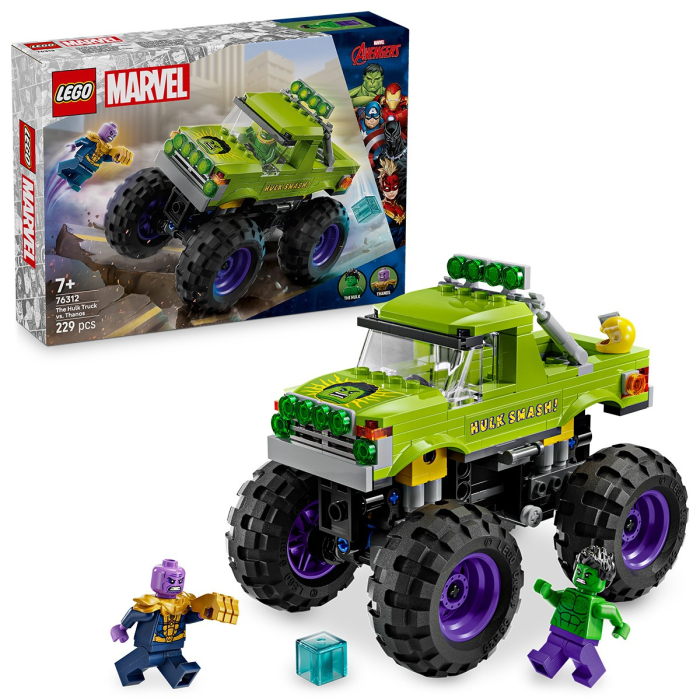 LEGO SUPER HEROES HULK IN VEHICUL DE TEREN CONTRA LUI THANOS 76312 [2]