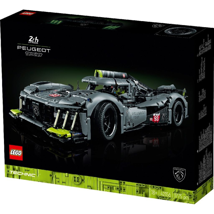 LEGO TECHNIC PEUGEOT 9X8 24H HYBRID HYPERCAR 42156 [6]