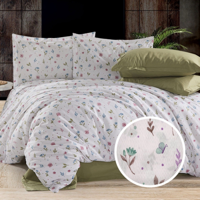 Lenjerie de pat creponata 100% bumbac (crep38) [1]