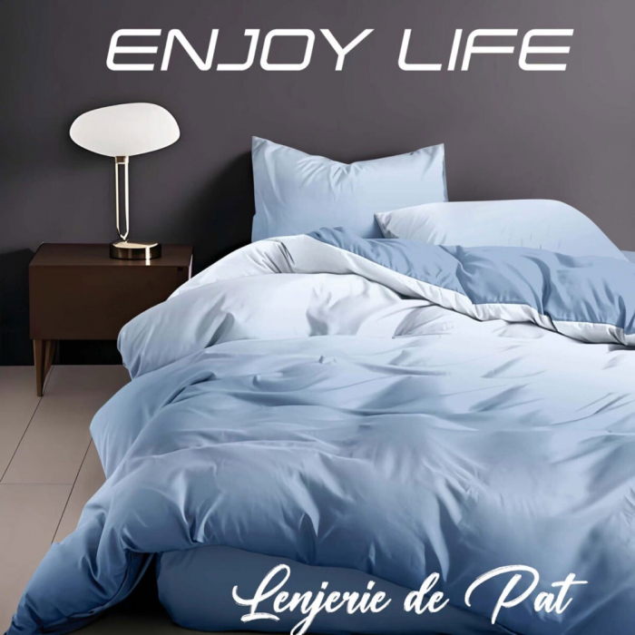 Lenjerie de pat finet „enjoy life” zany [1]
