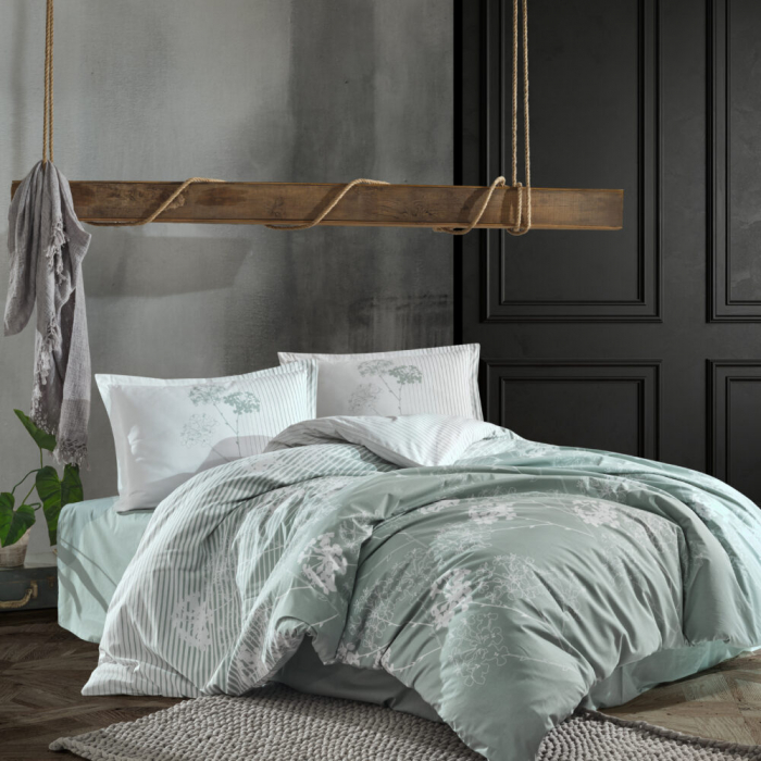 Lenjerie de pat ranforce clasy king size (luvi) [1]