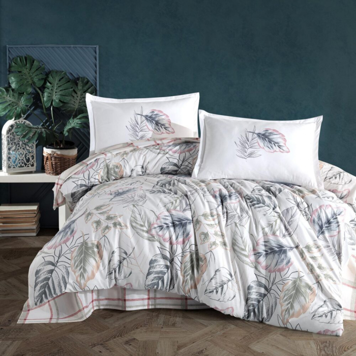 Lenjerie de pat ranforce clasy king size (nessa) [1]