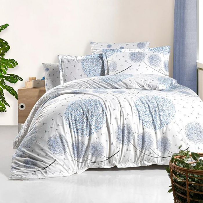 Lenjerie de pat ranforce clasy king size (rnf_33) [1]