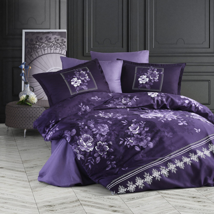 Lenjerie de pat satin clasy king size (catalina v2) [1]