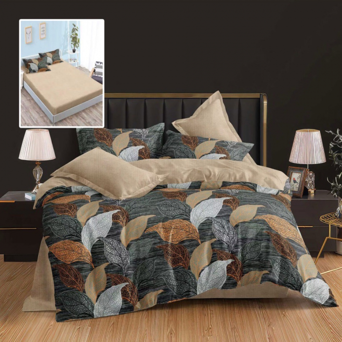 Lenjerie finet 6 piese cu husă – 160×200 și 180×200 (hailey-h) [1]