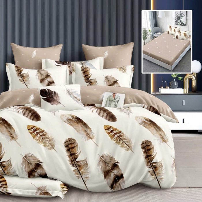 Lenjerie finet 6 piese cu husă – 160×200 și 180×200 (hannah-vh) [1]