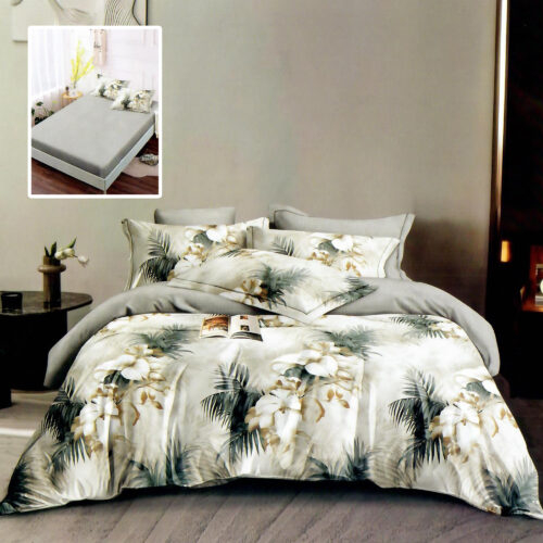 LENJERIE FINET 6 PIESE CU HUSĂ – 160×200 ȘI 180×200 (HF6P295) [1]