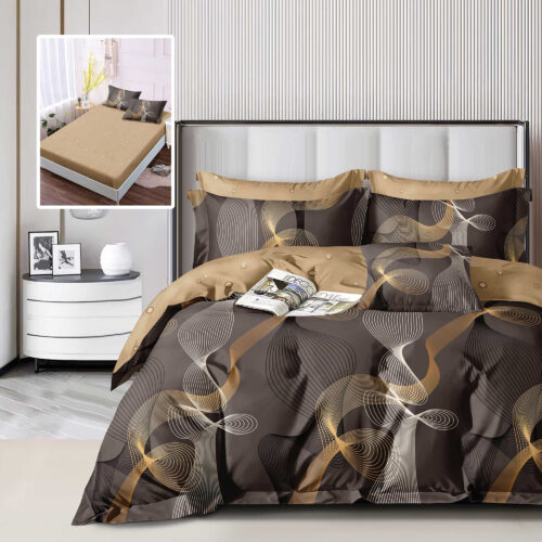 Lenjerie finet 6 piese cu husă – 160×200 și 180×200 (hf6p318) [1]
