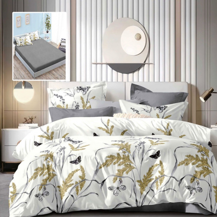Lenjerie finet 6 piese cu husă – 160×200 și 180×200 (madison-vh) [1]