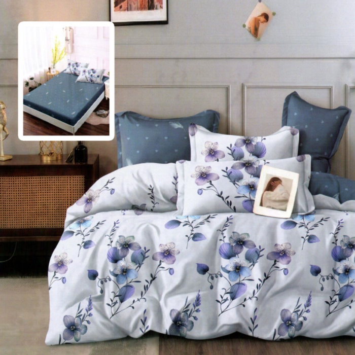 Lenjerie finet 6 piese cu husă – 160×200 și 180×200 (victoria-vh) [1]