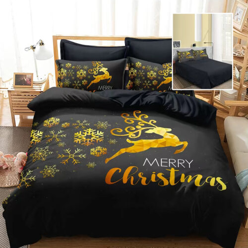 Lenjerie pat finet 3d 6 piese craciun f-xmas53 [1]