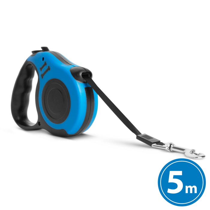 Lesă automată - 5 m - albastră [1]