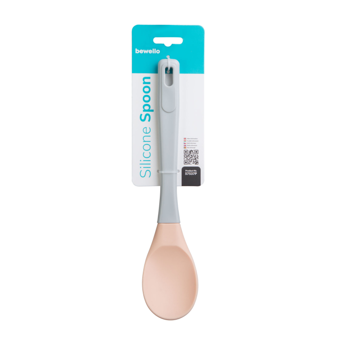 Lingură din silicon - culoare piersică - 26,8 x 5,6 x 1,8 cm [1]